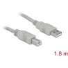 Przewód z wtykiem męskim USB 2.0 typ A - wtyk męski USB 2.0 typ B 1,8 m Delock 82215