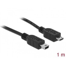Kabel USB 2.0 micro B wtyk - USB 2.0 mini wtyk 1m Delock 83177