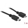 Kabel USB 2.0 micro B wtyk - USB 2.0 mini wtyk 1m Delock 83177