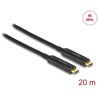 Kabel video premium USB-C 4K 60Hz 20m Delock 84122