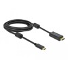 Aktywny kabel USB-C do HDMI - DP Alt Mode 4K 60Hz 3m Delock 85971