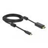 Aktywny kabel USB-C do HDMI - DP Alt Mode 4K 60Hz 3m Delock 85971