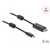 Aktywny kabel USB-C do HDMI - DP Alt Mode 4K 60Hz 5m Delock 85972