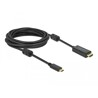 Aktywny kabel USB-C do HDMI - DP Alt Mode 4K 60Hz 5m Delock 85972