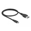 Kabel DP USB-C do DisplayPort 8K 60Hz 50cm z certyfikatem Delock 86037