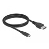 Kabel DP USB-C do DisplayPort 8K 60Hz 1m z certyfikatem Delock 86038