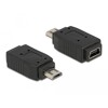 Adapter USB micro B wtyk - mini USB 5-pin. gniazdo Delock 65063