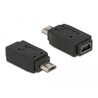 Adapter USB micro B wtyk - mini USB 5-pin. gniazdo Delock 65063