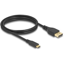 Kabel DP USB-C do DisplayPort 8K 60Hz 1,5m z certyfikatem Delock 86040