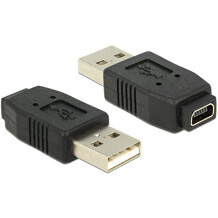 Adapter USB 2.0 A wtyk - mini USB B 5-pin. gniazdo Delock 65094