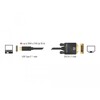 Kabel USB-C na DVI 24+1 męski - DP Alt Mode - 4K 30Hz 1m czarny Delock 85320