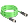 Przewód adapter M12 D-coded 4-pin męski-żeński PUR TPU 5m Delock 80409