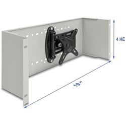Uchwyt monitora 19" szary Delock 42640