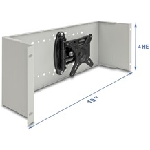 Uchwyt monitora 19" szary Delock 42640