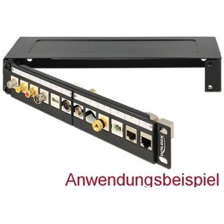 Uchwyt ścienny do szafy Rack 10" 1U Delock 43303
