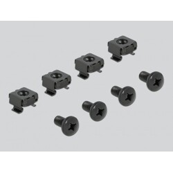 Osłona - zaślepka do szafy Rack 19" 2U czarna Delock 66290