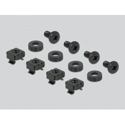 Osłona - zaślepka do szafy Rack 19" 2U szara Delock 66534