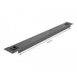 Osłona - zaślepka do szafy Rack 19" 1U czarna Delock 66577