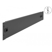 Osłona - zaślepka do szafy Rack 19" 2U czarna Delock 66579