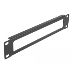 Kratka wentylacyjna do szafy Rack 10" z otworem 1U czarna Delock 66672