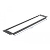 Kratka wentylacyjna do szafy Rack 19" z otworem 2U czarna Delock 66675