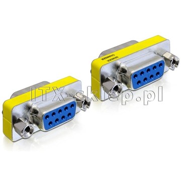 Adapter przejściówka RS-232 DB9F żeńsko-żeński F-F 1:1