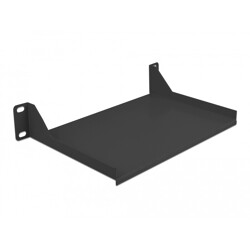 Półka 10" do szafy Rack 1U czarna Delock 66853