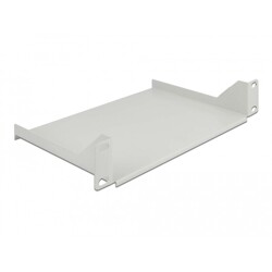 Półka 10" do szafy Rack 1U szara Delock 66854