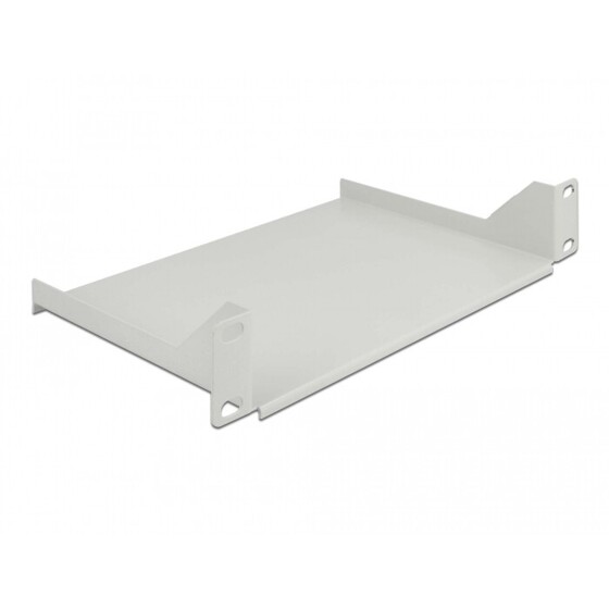 Półka 10" do szafy Rack 1U szara Delock 66854