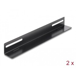 Wspornik montażowy 19" do szafy Rack 300x40mm zestaw 2 szt. Delock 66867