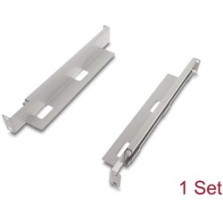 Wspornik montażowy 19" regulowany 368-600mm 1U zestaw 2 szt. Delock 66886