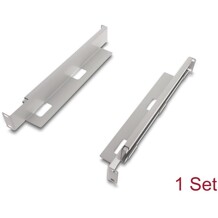 Wspornik montażowy 19" regulowany 368-600mm 1U zestaw 2 szt. Delock 66886