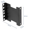 Adapter do zwiększenia głębokości szafy serwerowej 2U do 10cm czarny Delock 67273