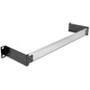 Panel na szynę DIN 19&quot; do montażu poziomego lub pionowego 1U metalowy czarny Delock 67283
