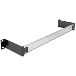 Panel na szynę DIN 19" do montażu poziomego lub pionowego 1U metalowy czarny Delock 67283