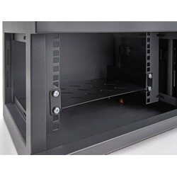 Półka 10" do szafy Rack 1U z wentylacją do 150mm do 25 kg Delock 67317
