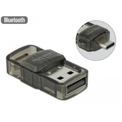 Adapter USB 2.0 Bluetooth 4.0 2-w-1 USB typu C / typu A Delock 61002