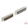 Złącze D-Sub HD 50-pin. męskie metalowe do lutowania 2 szt. Delock 66705