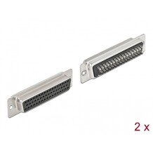 Złącze D-Sub HD 50-pin. żeńskie metalowe do lutowania 2 szt. Delock 66716