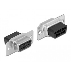 Adapter D-Sub 9-pin. żeński do RJ11/RJ14 6-pin. żeński do montażu Delock 66770