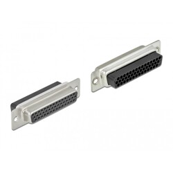 Złącze zaciskowe żeńskie D-Sub HD 44-pin. do 2x RJ45 żeńskie do montażu beżowe Delock 66836