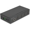 Hub przemysłowy 4x USB 2.0-A ESD 15kV montaż na szynie DIN Delock 60686
