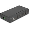 Hub przemysłowy 7x USB 2.0-A ESD 15kV montaż na szynie DIN Delock 60687