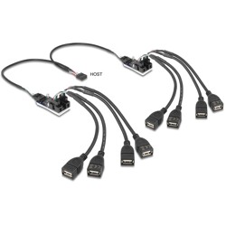 Hub 8-portowy USB 2.0 Delock 61072