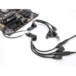 Hub 8-portowy USB 2.0 Delock 61072