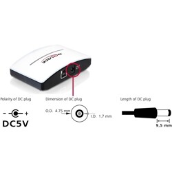 Hub zewnętrzny 4-portowy USB 3.0 5Gbps Delock 61762