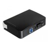 Hub USB 5Gbps 4-portowy + 1-portowy zasilacz USB montaż wewn./zewn. Delock 61898