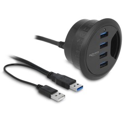 Hub biurkowy 4-portowy USB 5Gbps Delock 62868