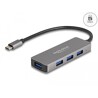 Hub 4-portowy USB 5Gbps z USB-C boczne porty USB-A Delock 63173