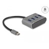 Hub 4-portowy USB 5Gbps z USB-C porty USB -A na górze Delock 63223